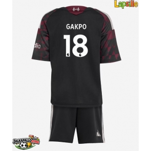 Liverpool Cody Gakpo #18 Kolmaspaita Lapsille 2026-27 Lyhythihainen (+ shortsit)